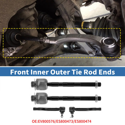 6pcs Tie Rod End Links for Ford Edge (2007-2014)