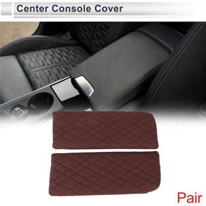 Car Center Console Cover for BMW X7 (2019-2023) - Red Storage Bag 1 Pair