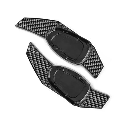 Black Steering Wheel Shift Paddle Extensions for Audi S3 S5 S6 RS3 RS4 RS6 RS7