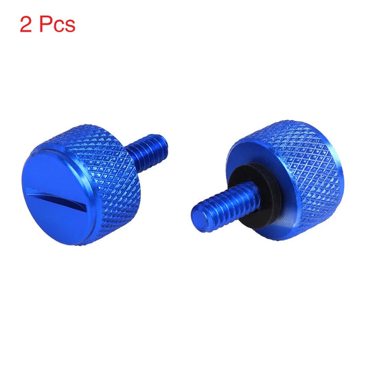 2 x Rear Seat Bolt Screw Motorcycle Aluminum Alloy Blue for Harley Sportster