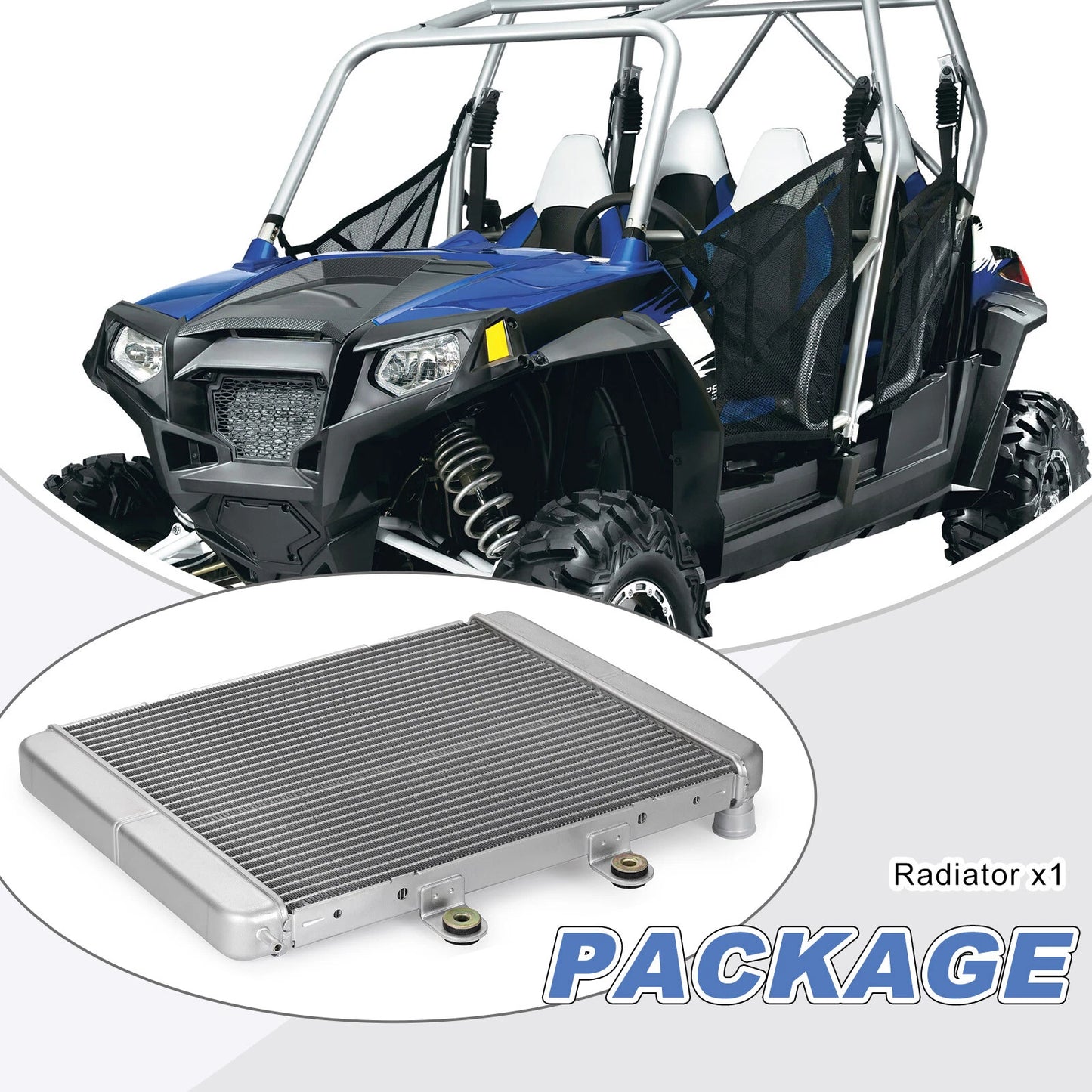 Radiator for Polaris RZR 800 S ATV/UTV (2008-2014) Cooling System