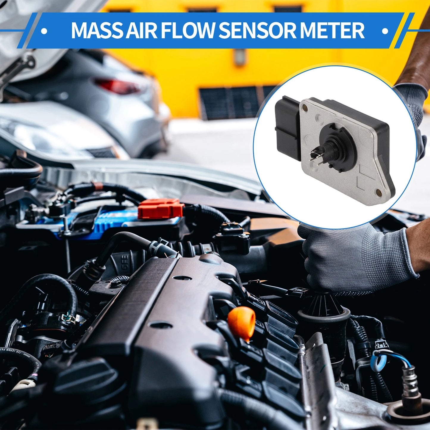 Mass Air Flow Sensor for Ford F150 V6 4.2L (1997-2003)