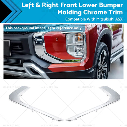 Chrome Trim Lower Bumper Molding for Mitsubishi ASX (2010-2023)