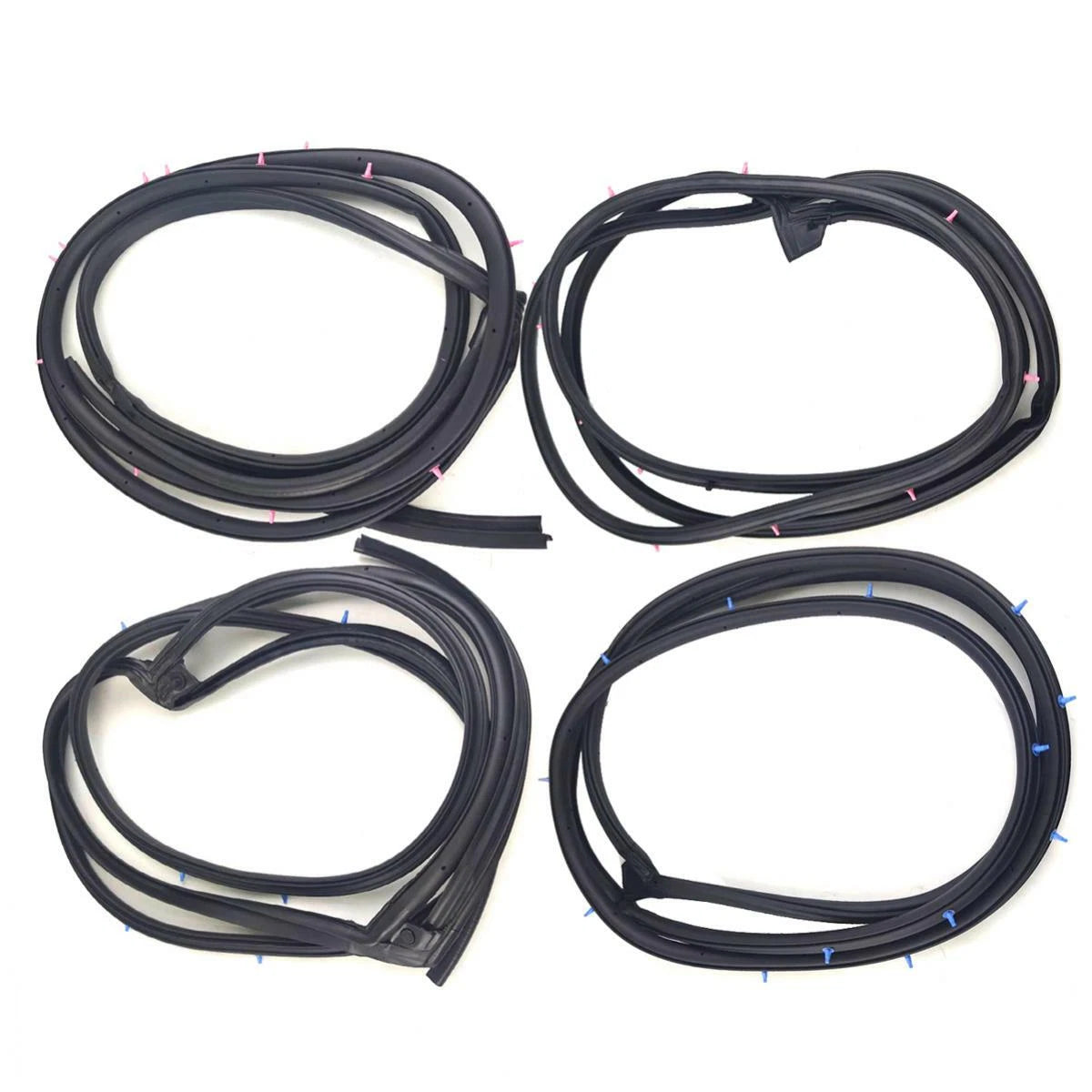 Door Rubber Seal Weatherstrip Set 4 Fits Honda Jazz 4D 5D Hatchback 2001-08
