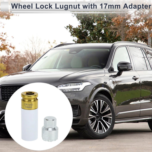 19mm Wheel Lock Lugnut & Adapter Key for Volvo