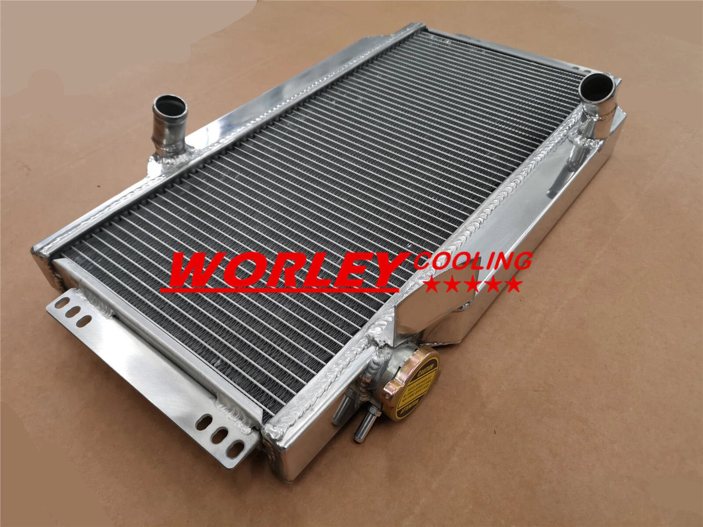 2 x QLD-2 Rows Aluminum Radiator for Triumph Herald (1968)