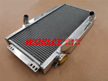 2 x QLD-2 Rows Aluminum Radiator for Triumph Herald (1968)