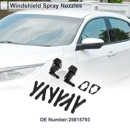 Washer Nozzle & 6 x Hose Connectors for Ford