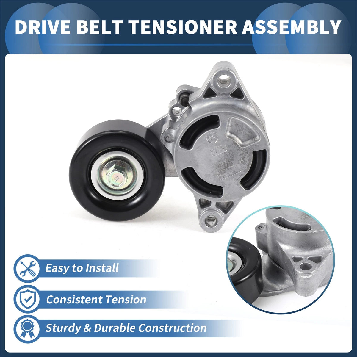 Belt Tensioner for Toyota Avanza 2001-2015 Metal 1 x Unit