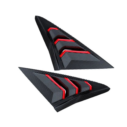 Carbon Fiber Side Window Louver Covers for Honda Civic 10th (2016-2021)