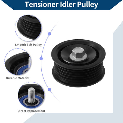 Drive Belt Idler Pulley for Hyundai Tucson (2010-2015) 1 Pc