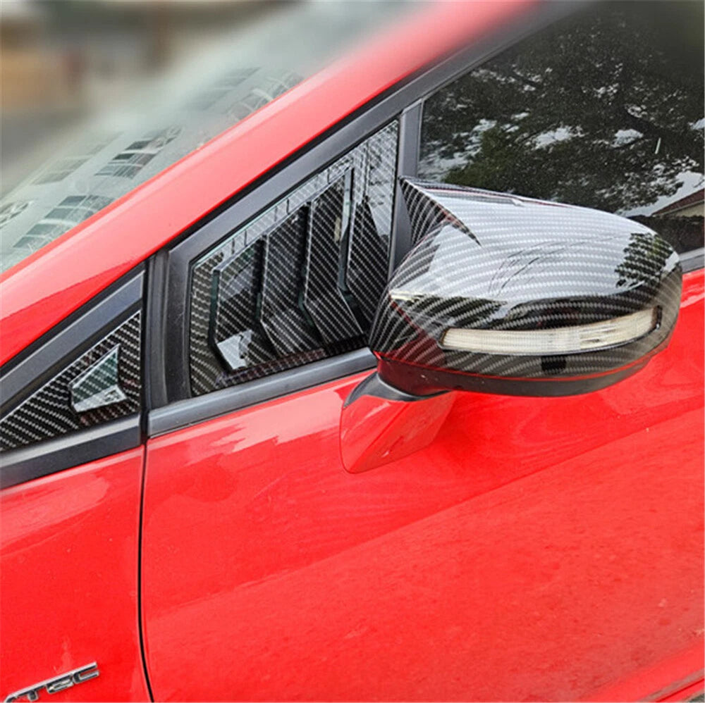 Carbon Fiber Ox Horn Rear View Mirror Cover for Honda Civic (2012-2015)