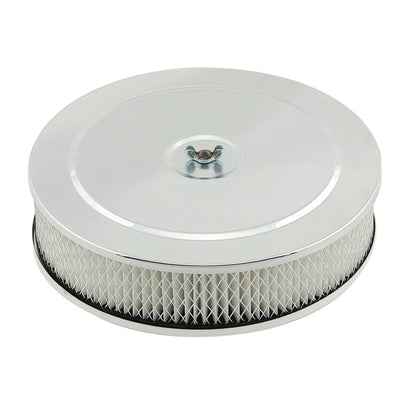 Air Filter Element 15" Long 2" Tall Oval for High Performance (Fits Various)
