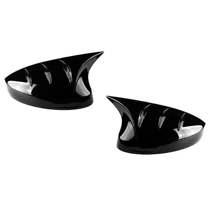Gloss Black M-Horn Style Side Mirror Cover Caps for Honda Civic (2022-2025)