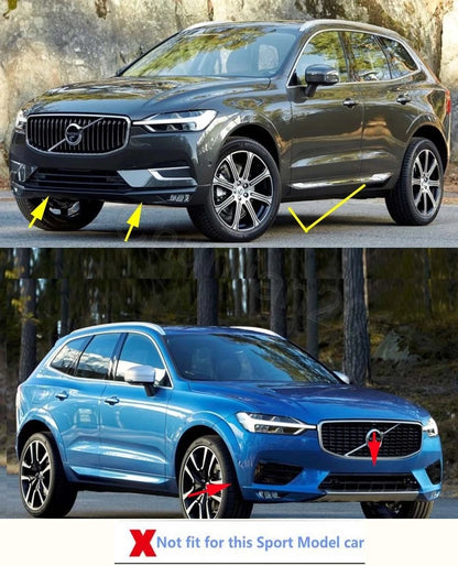 Front Bumper Fog Garnish Molding Cover Trim for Volvo XC60 (2018-2021)