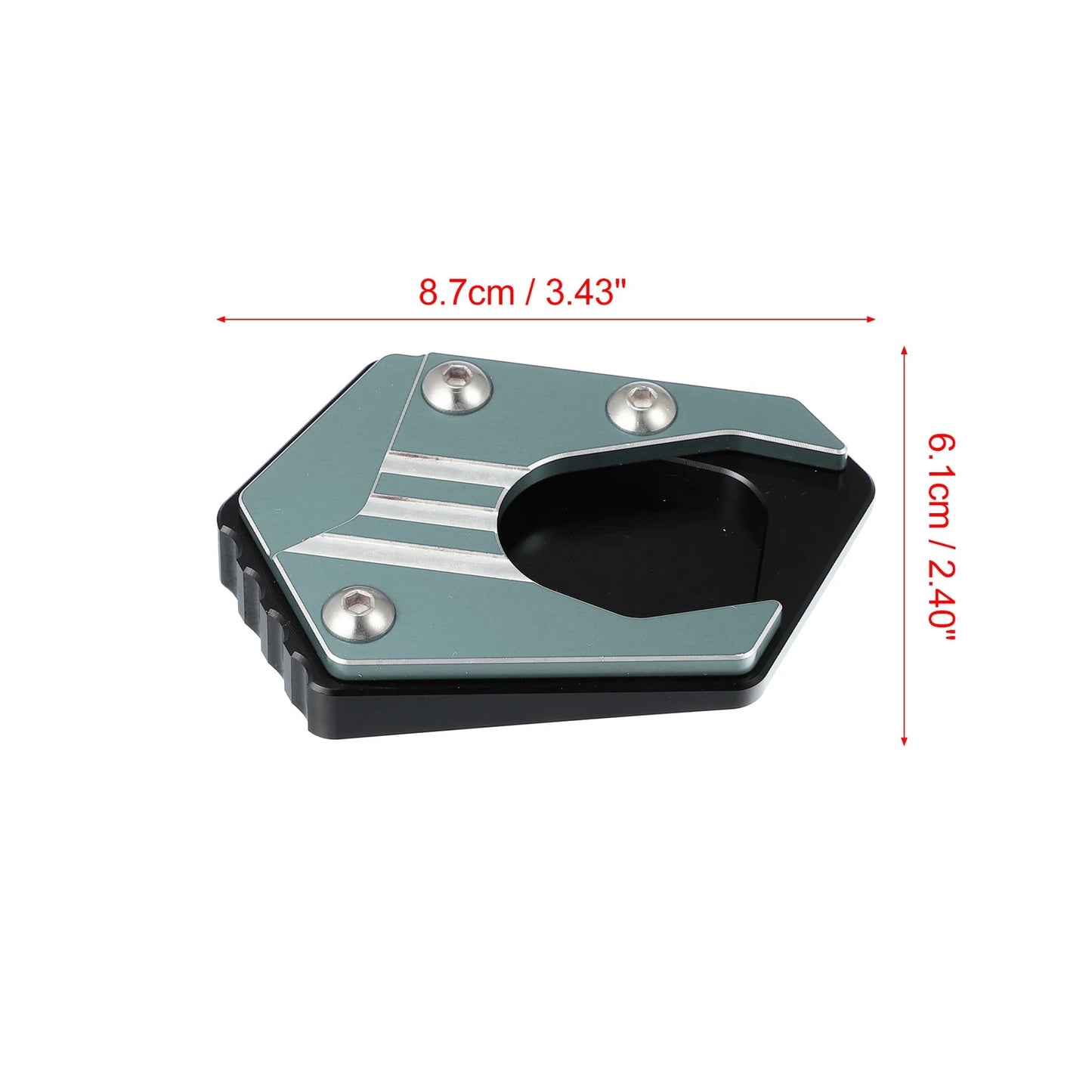 Titanium Tone Kickstand Side Stand Pad for Honda CB650F (2018)