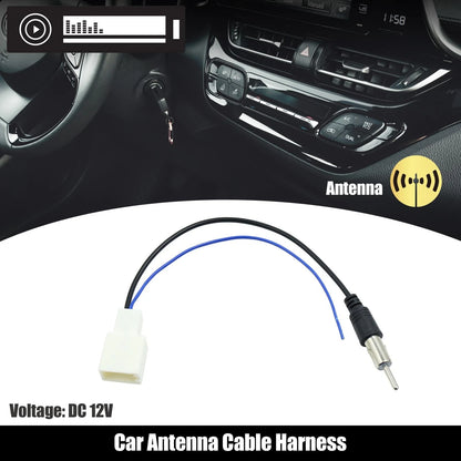 DC 12V Car Radio Antenna Wire Harness Adapter for Toyota