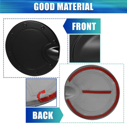 Black Fuel Tank Cover Gas Filler Cap Accessories for Dodge Ram (2010-2017)