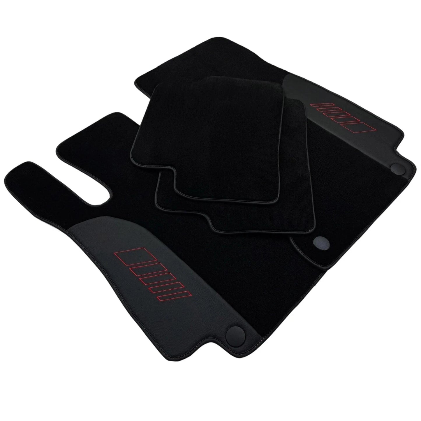 Black Floor Mats for Mercedes Benz S-Class W221 Long (2005-2013)