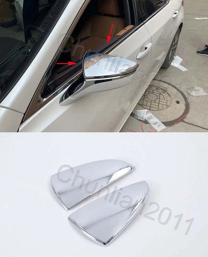Chrome Side Mirror Cover Trim for Lexus ES300h ES350 (2019-2021)