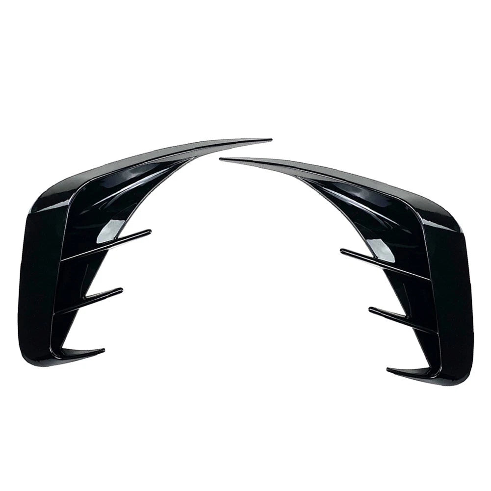 2 x Rear Bumper Canards Lip Splitter Fins for BMW 3-Series (2019-2022)