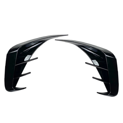 2 x Rear Bumper Canards Lip Splitter Fins for BMW 3-Series (2019-2022)