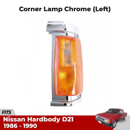 Corner Light Lens Signal Lamp Cover LH Fits Nissan D21 Navara Truck 1986-90 D06