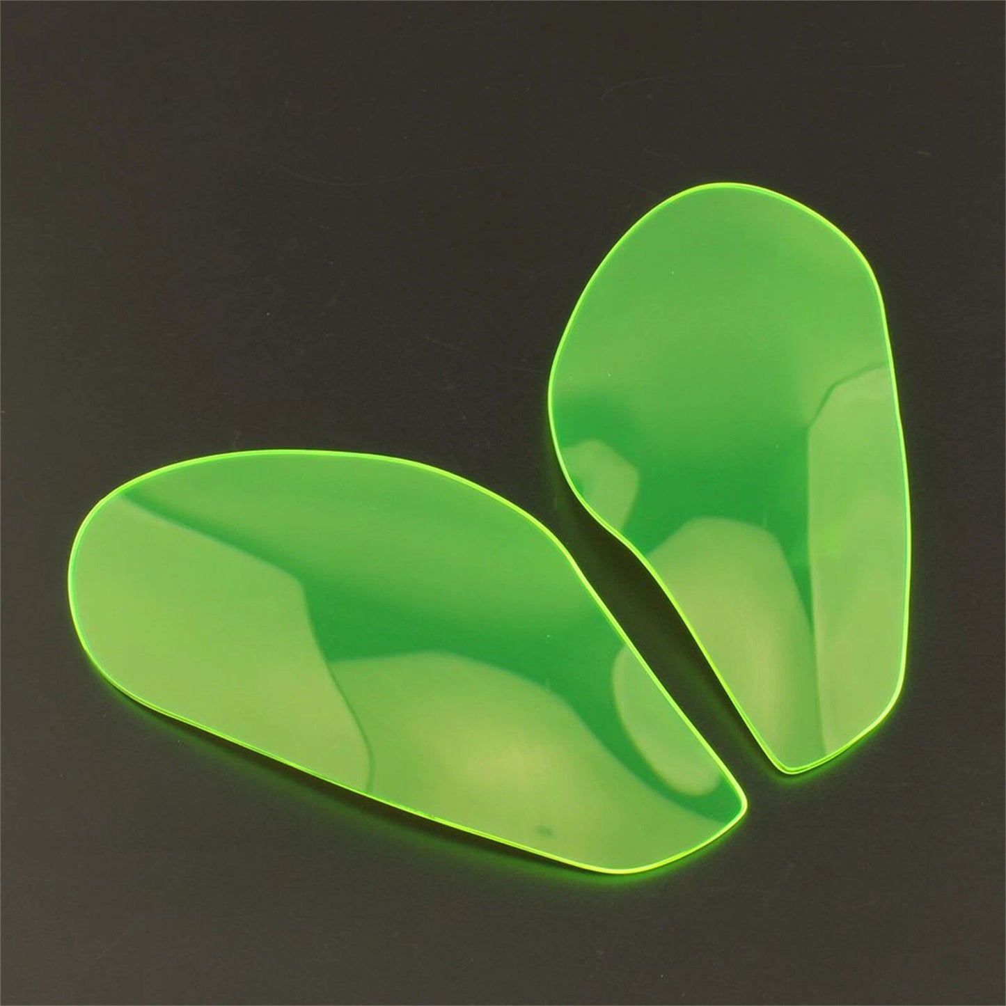 2 x Green Headlight Guard Lens for Triumph 765R 765RS (2020-2024)