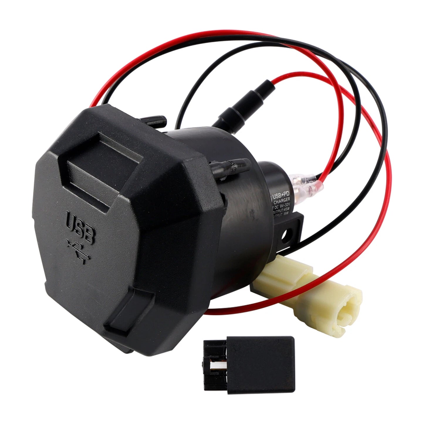 USB + Type-C Fast Charger for Kawasaki Versys 650 (2022-2024)