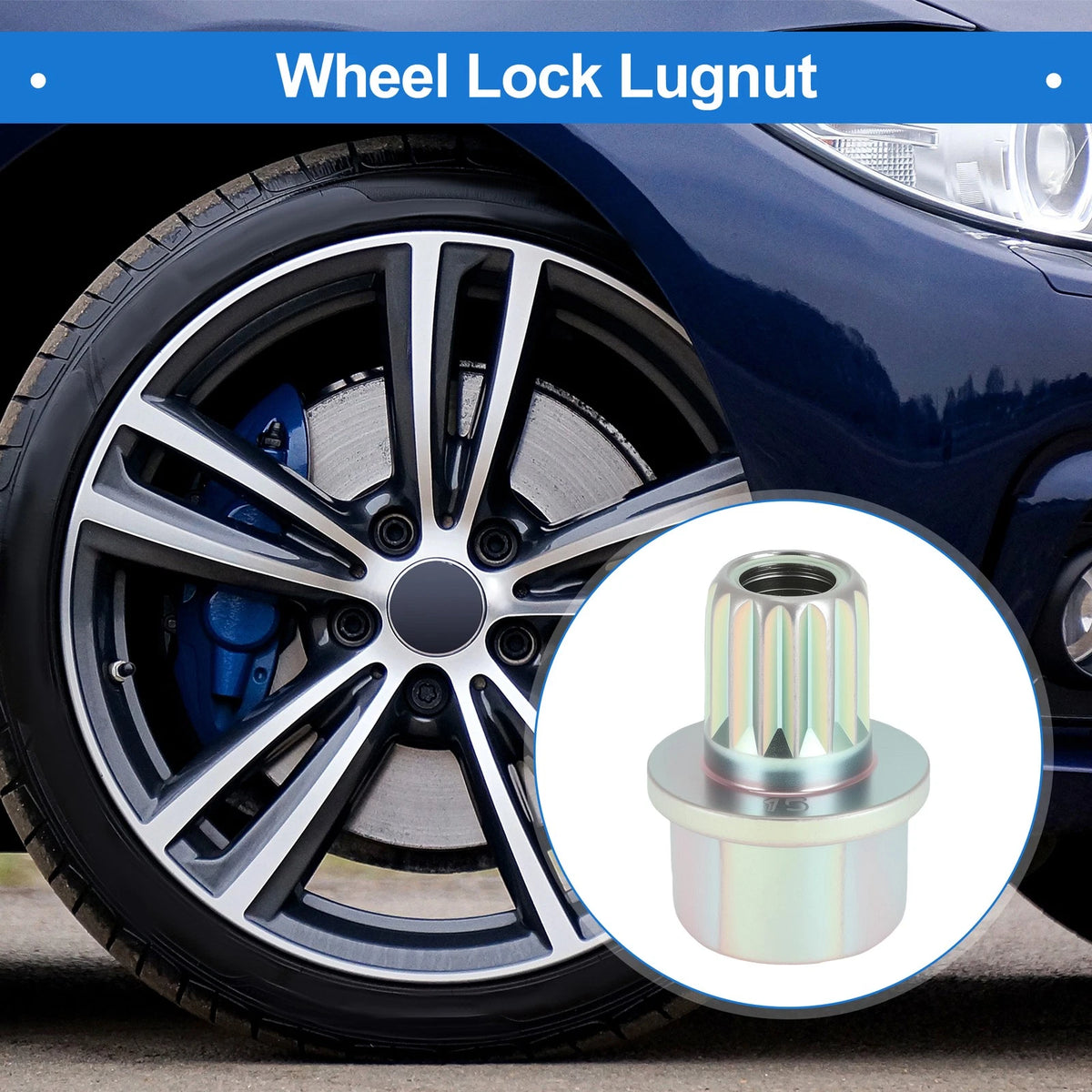 31/15PT Wheel Lock Lug Nut for BMW Anti Theft Removal Key Socket Adapter