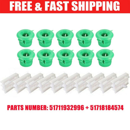 20x Sill Skirt Clips + 20x Rocker Moulding Clips for BMW E36/E46/E90