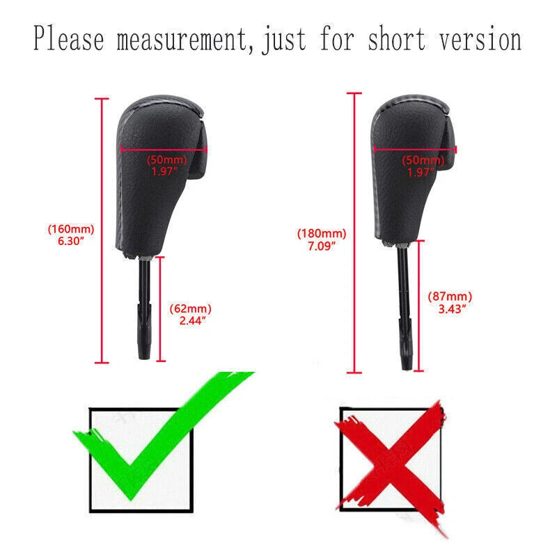 Carbon Fiber Gear Shift Knob for BMW E81 E82 E87 E90 E91 E92 M (2007-2013)