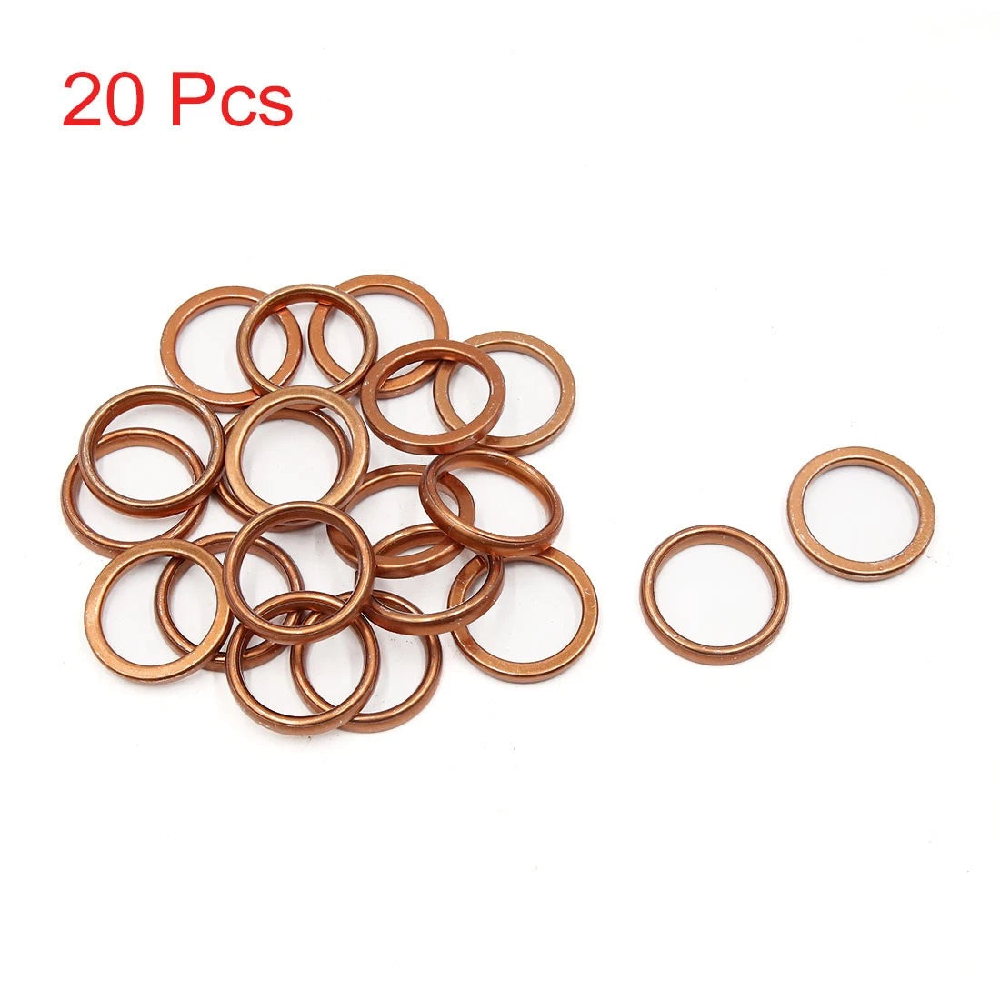 20 Pcs 39mm Exhaust Pipe Muffler Gasket for Motorcycle