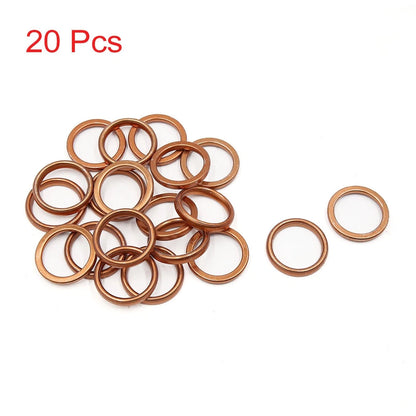 20 Pcs 39mm Exhaust Pipe Muffler Gasket for Motorcycle