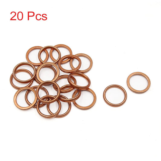 20 Pcs 39mm Exhaust Pipe Muffler Gasket for Motorcycle
