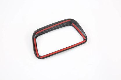 Carbon Fiber Headlight Adjustment Switch Cover Trim for Hyundai Tucson (2022)