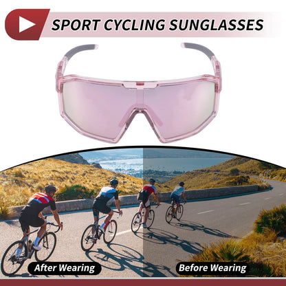 Goggles / Pink Lens Pink Frame for Motorcycle Riding Sunglasses