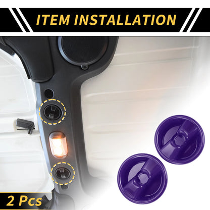 Roof Top Mounting Knob Screw Cover for Jeep Wrangler JK (2007-2017) Purple