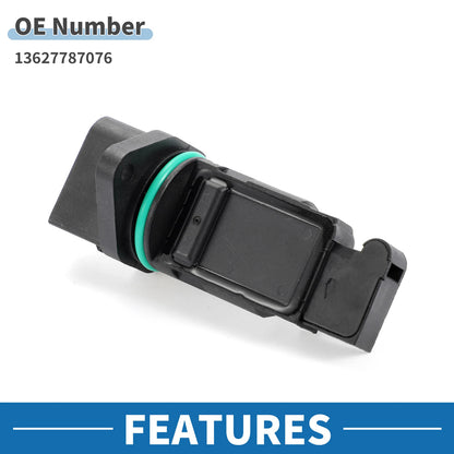 Mass Air Flow Sensor for BMW E46 E39 E38 Plastic Black