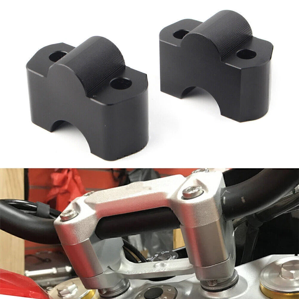 Black Handlebar Extension for BMW G310GS G310R (2017-2020) - Moved Up Riser