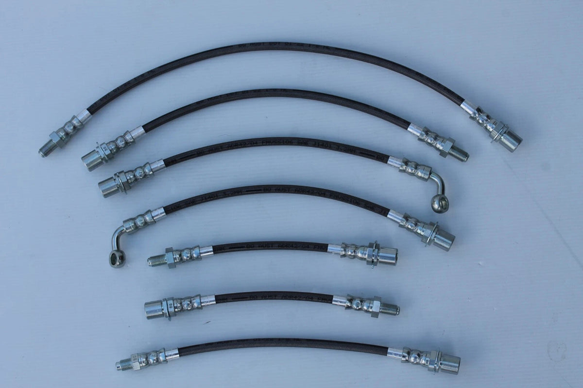 Braided Brake & Clutch Hose Set for LandCruiser 75 Series (1990-1999)