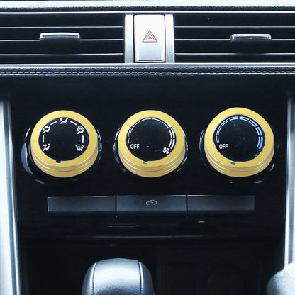 AC Switch Knob Cover 3 x Pcs for Mazda CX-3 (2015)