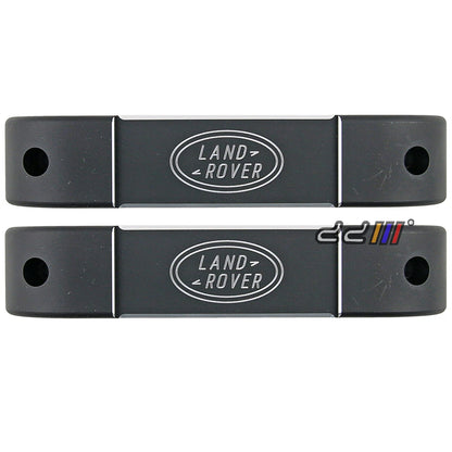 2 x Black Aluminium Interior Door Grab Handles for Land Rover Defender (1990-2016)
