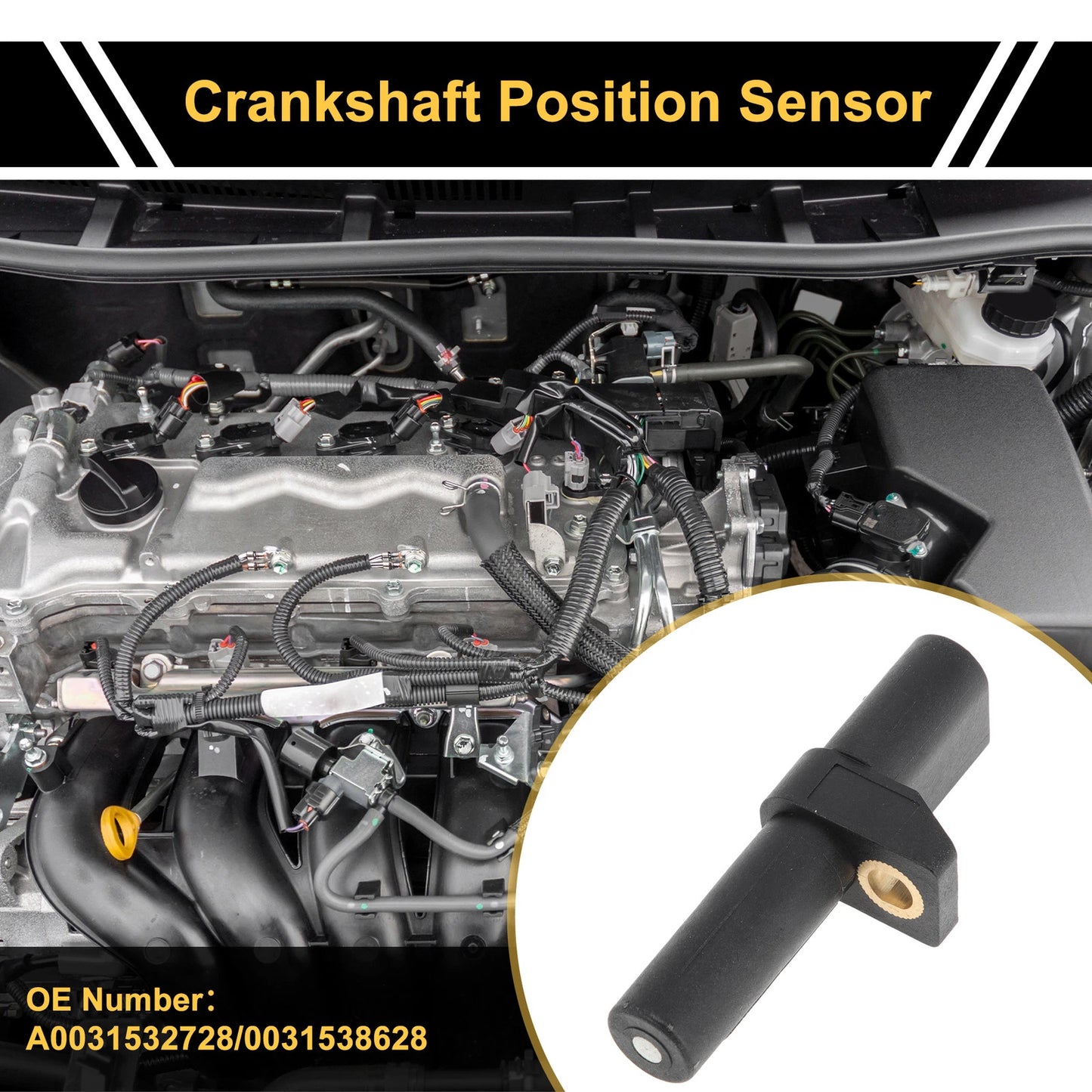 Crankshaft Position Sensor for Mercedes-Benz W212 E220 CDI (2009-2015)