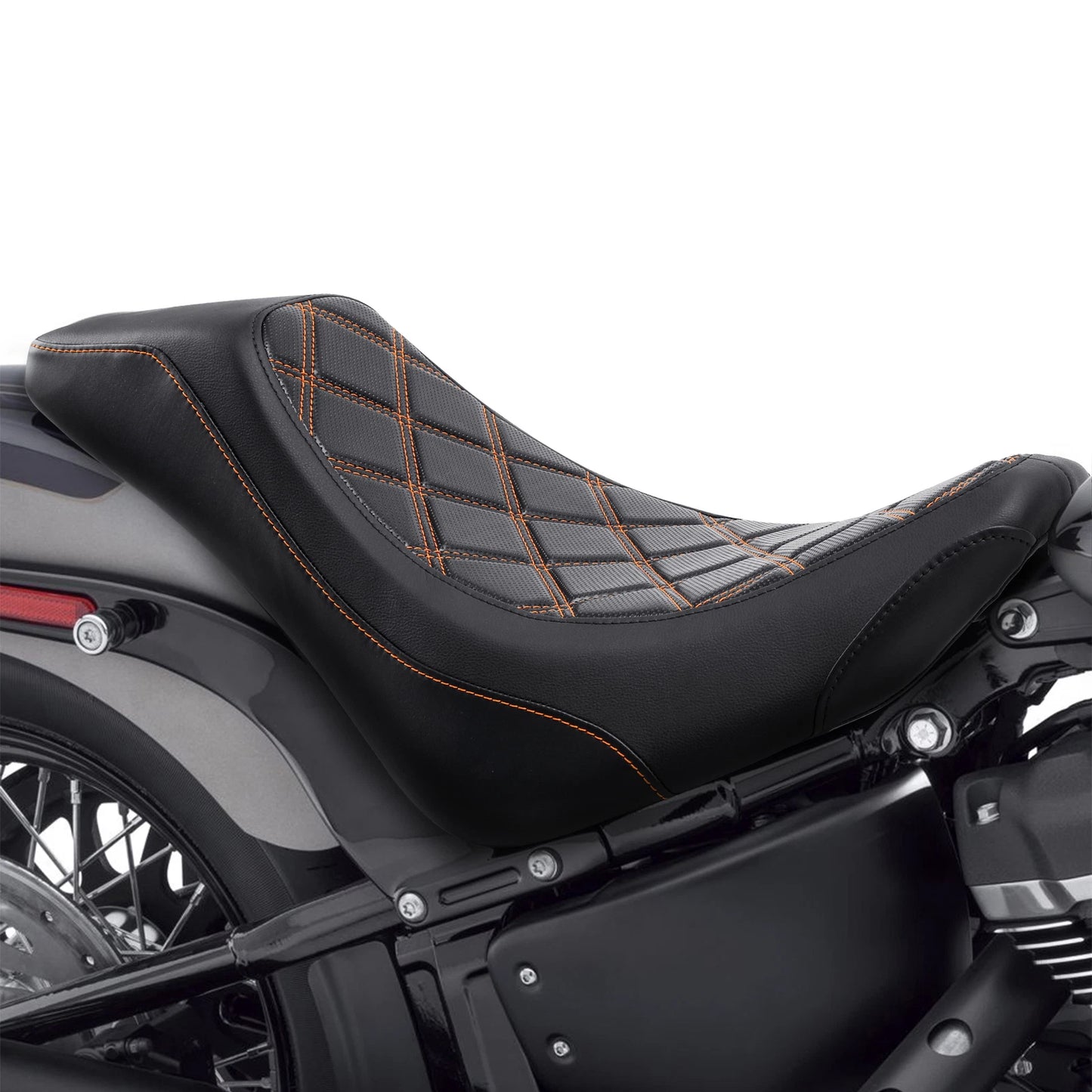 Solo Rider Driver Seat for Harley Softail Heritage Classic FLHCS (2018-2024)