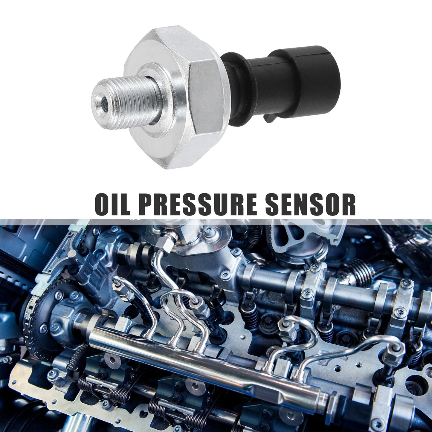 Engine Oil Pressure Sensor for Chevrolet Aveo5 (2009-2011) Black