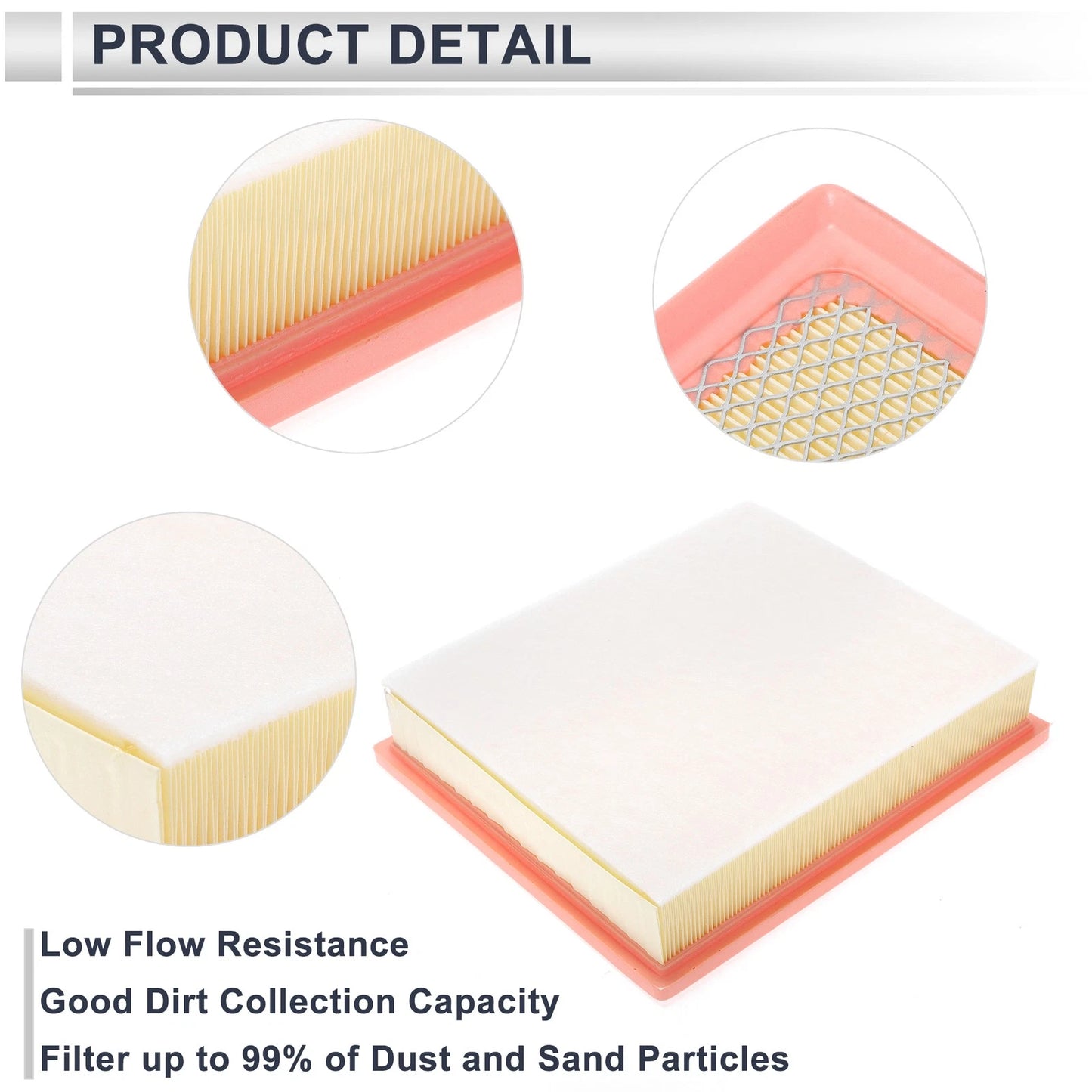 Engine Air Filter for Toyota Tacoma 3.5L (2016-2023) - 1 Pcs