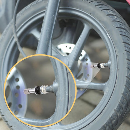 4pcs / Tubeless Tire Valve Stem Extension Extender Adapter for Motorcycle Car