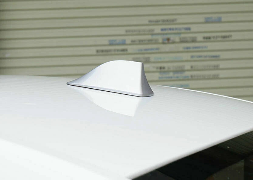 Top Quality Universal Car Shark Fin Antenna Cover Ebony Silver 1 x Piece