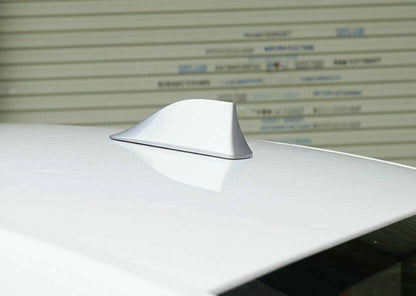 Top Quality Universal Car Shark Fin Antenna Cover Ebony Silver 1 x Piece